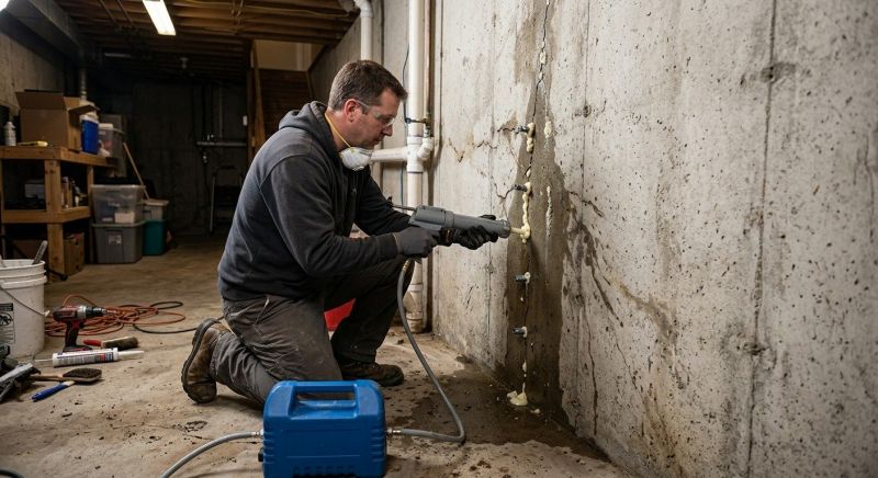 Basement Foundation Repair in Acton, ME
