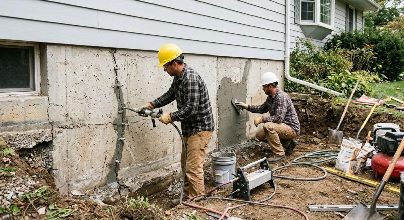 Basement Foundation Repair in Laconia, NH