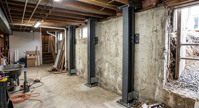 Basement Stabilization in Moultonborough, NH