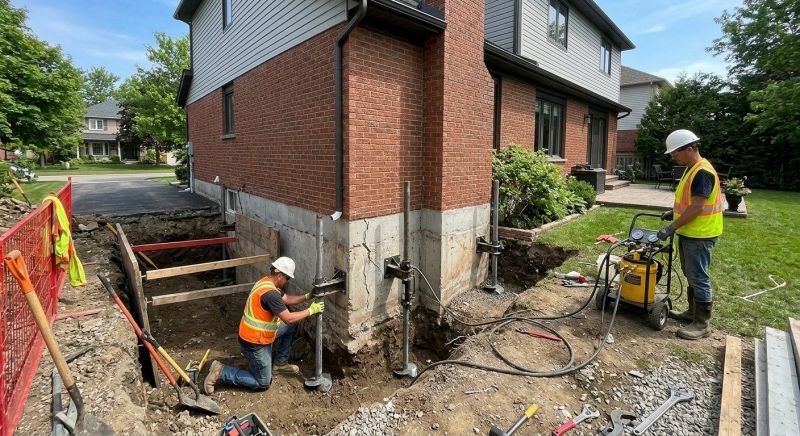 Basement Underpinning in Moultonborough, NH