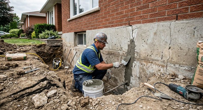 Concrete Foundation Repair in Alton Bay, NH