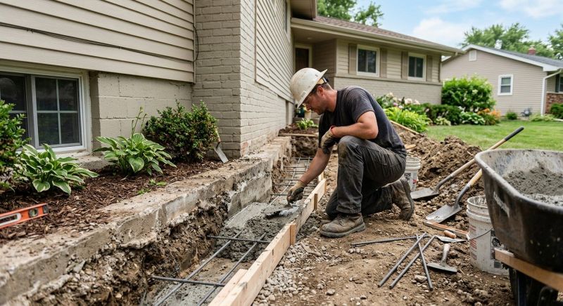 Concrete Foundation Repair in Canterbury, NH