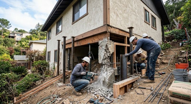 Concrete Foundation Repair in Eaton Center, NH