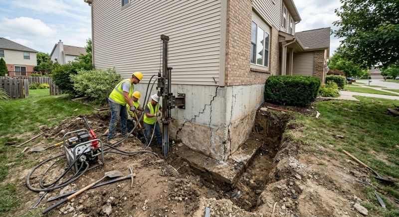 Concrete Foundation Repair in Moultonborough, NH