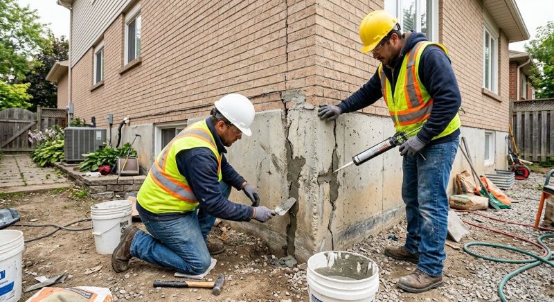 Concrete Foundation Repair in Tilton, NH