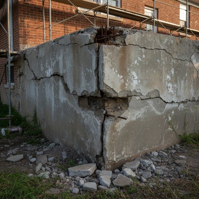 Cracked Foundation Repair in New Durham, NH