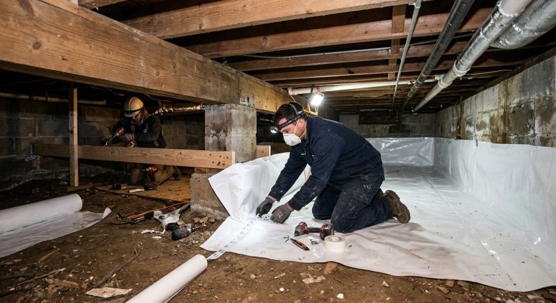 Crawl Space Leveling in Moultonborough, NH