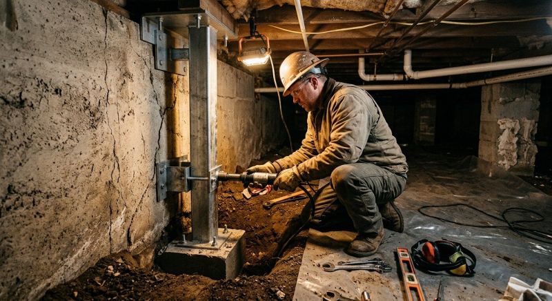 Crawlspace Foundation Repair in Acton, ME