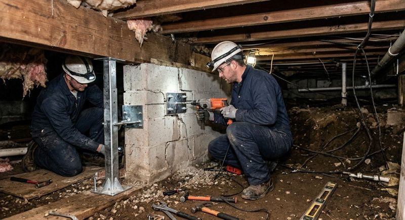 Crawlspace Foundation Repair in Alton Bay, NH
