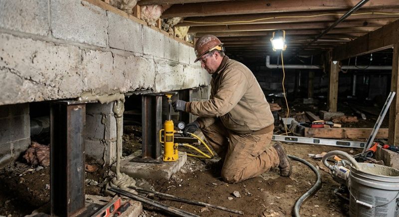 Crawlspace Foundation Repair in Center Barnstead, NH