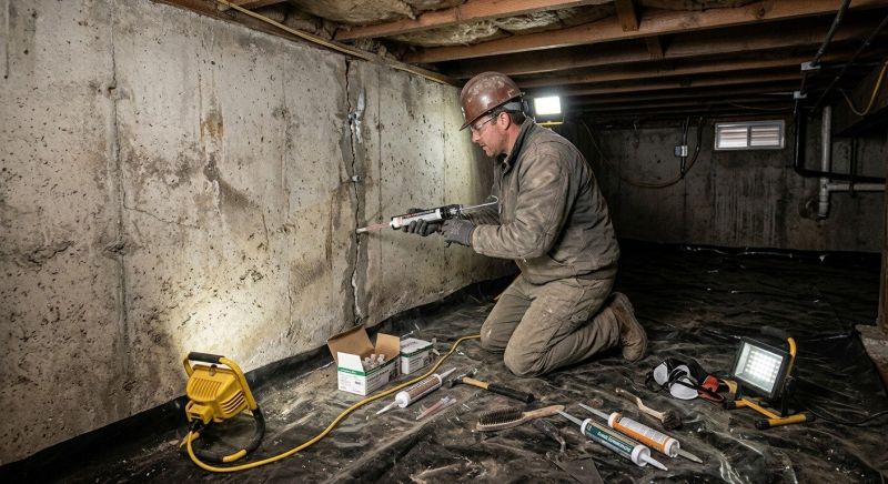 Crawlspace Foundation Repair in Meredith, NH