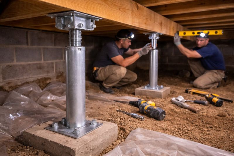 Crawlspace Structural Repair in Moultonborough, NH