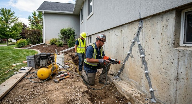 Foundation Crack Repair in Eaton Center, NH