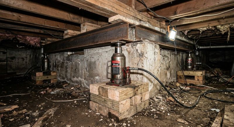 Foundation Jacking in Center Ossipee, NH