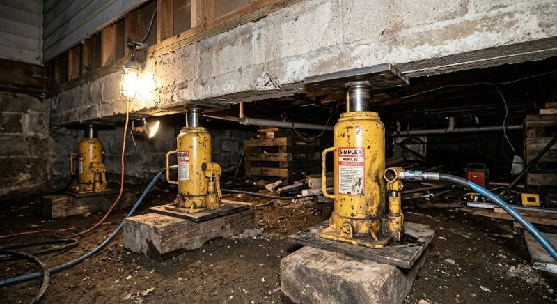 Foundation Jacking in Eaton Center, NH