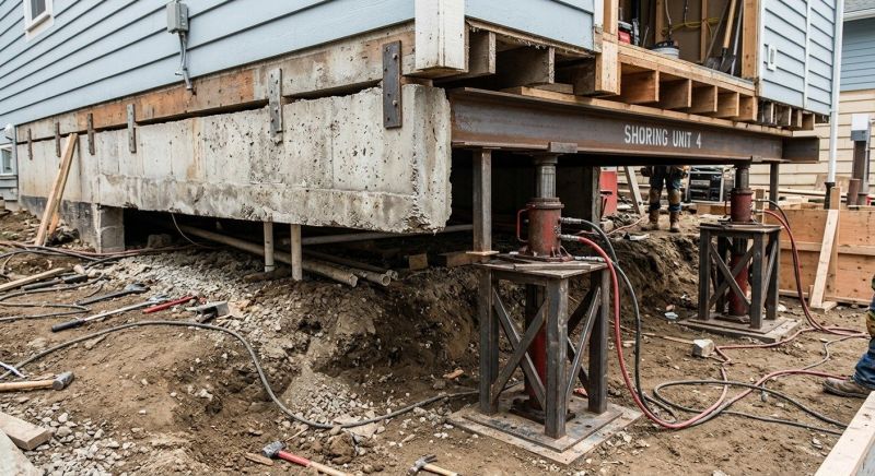 Foundation Jacking in Meredith, NH