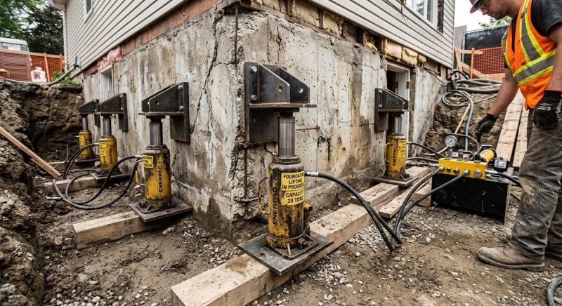 Foundation Jacking in Ossipee, NH