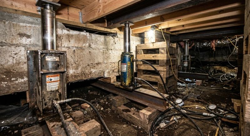 Foundation Jacking in Wolfeboro, NH