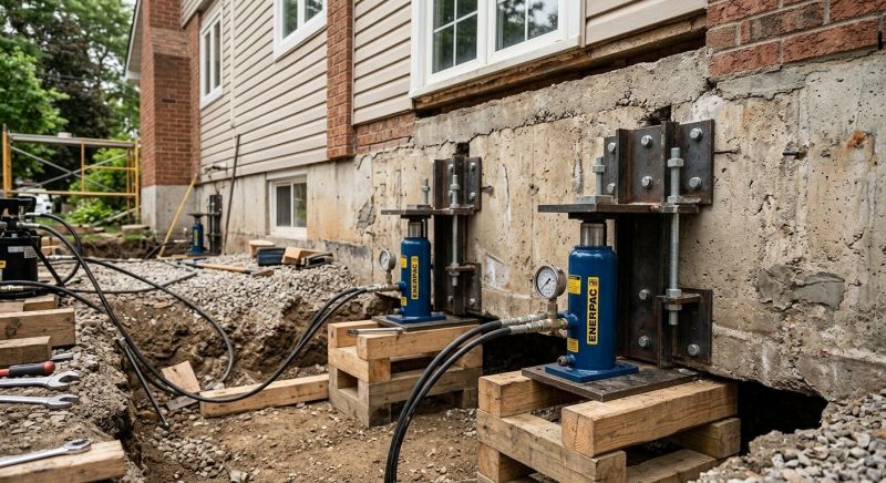 Foundation Jacking in Wolfeboro, NH