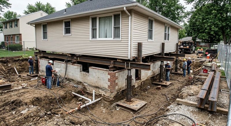 Foundation Lifting in Acton, ME
