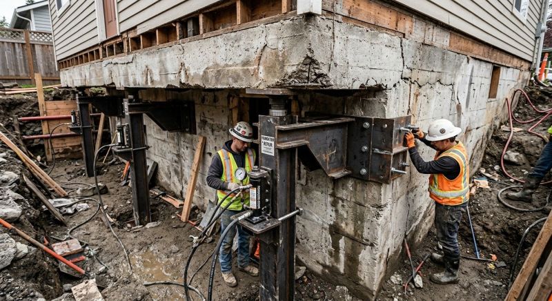 Foundation Lifting in Eaton Center, NH
