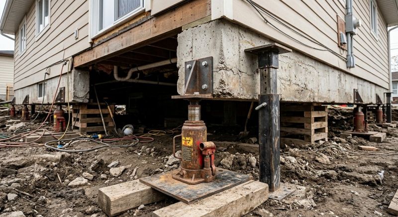 Foundation Lifting in Meredith, NH