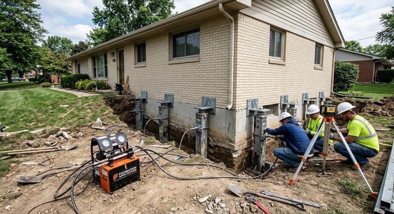Foundation Pier Leveling in Moultonborough, NH