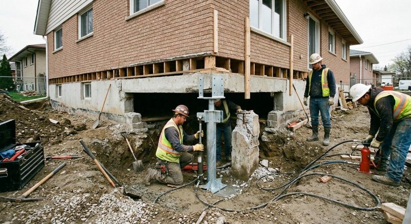 Foundation Pier Repair in Moultonborough, NH
