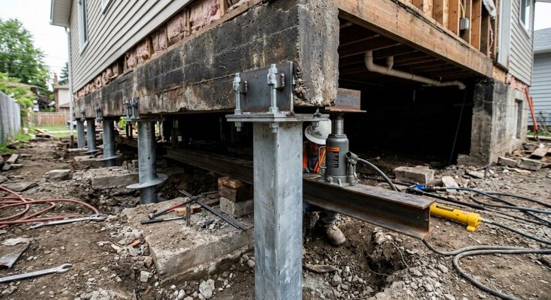 Foundation Raising in Center Ossipee, NH