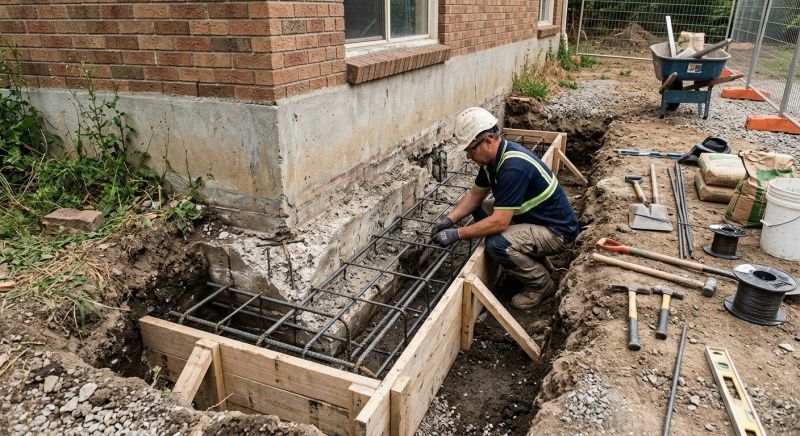 Foundation Repair in Tilton, NH