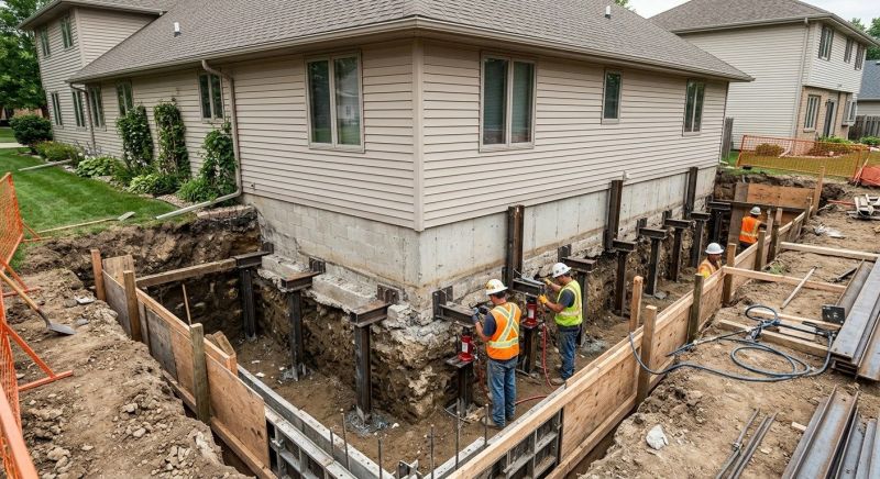 Foundation Underpinning in Moultonborough, NH