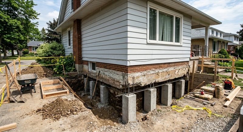 Foundation Underpinning in Moultonborough, NH