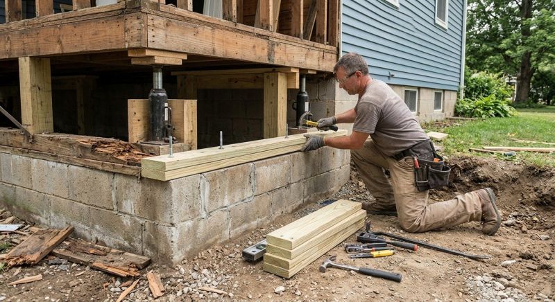 Home Foundation Repair in Alton Bay, NH