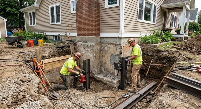 House Foundation Repair in Carroll County, NH