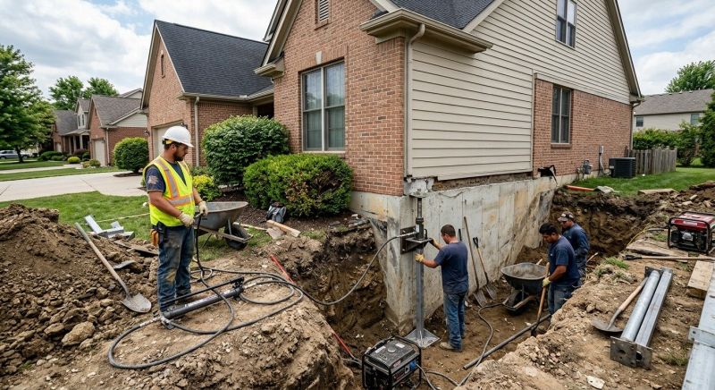 House Foundation Repair in East Wakefield, NH