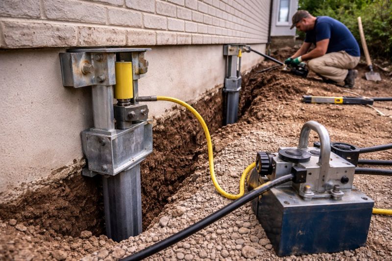 Sinking Foundation Repair in Canterbury, NH