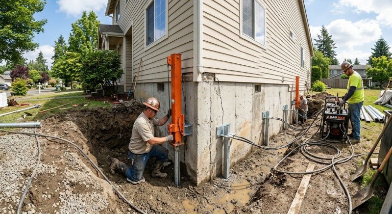 Sinking Foundation Repair in Ossipee, NH
