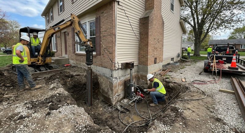 Sinking Foundation Repair in Tilton, NH
