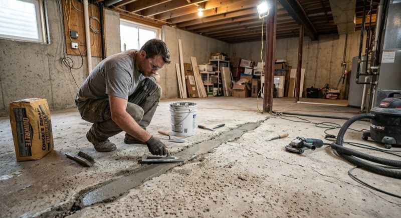 Slab Foundation Repair in Moultonborough, NH