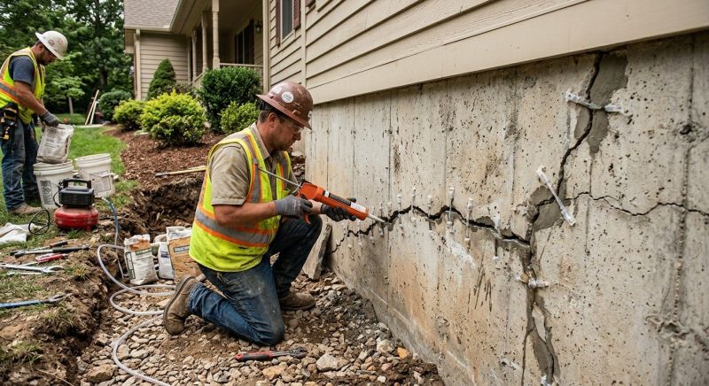 Structural Crack Repair in Moultonborough, NH