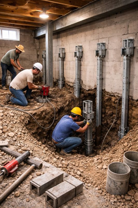 Structural Underpinning in Moultonborough, NH