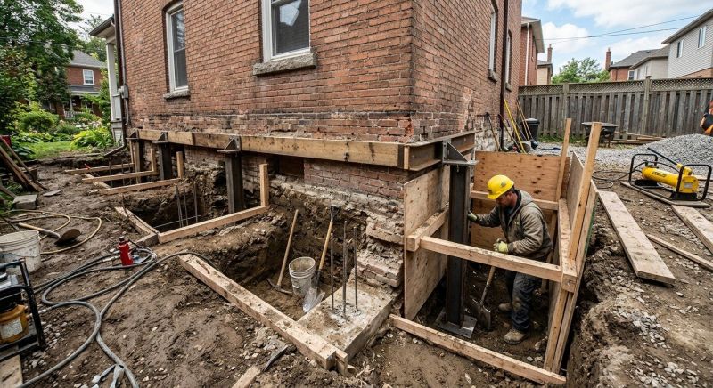 Structural Underpinning in Moultonborough, NH