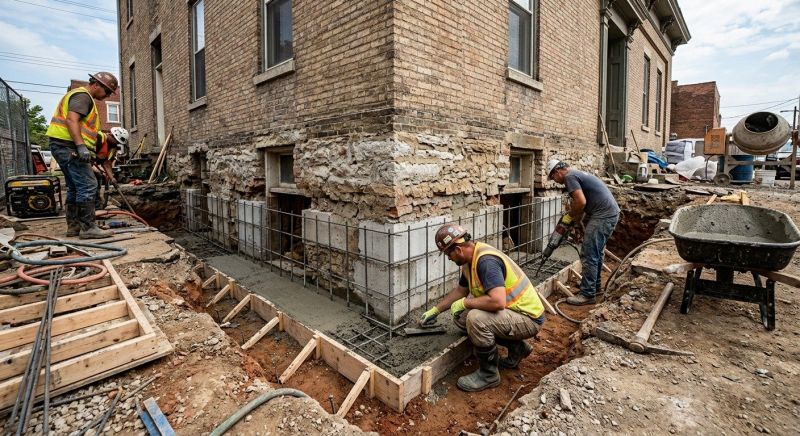 Structural Underpinning in Moultonborough, NH