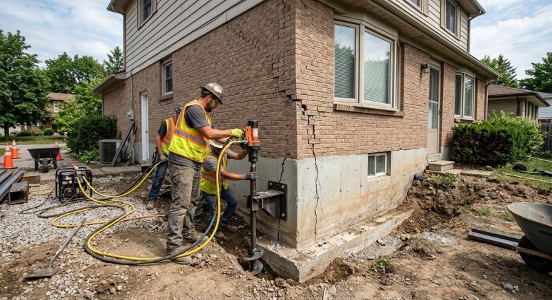 Settling Foundation Service in Canterbury, NH